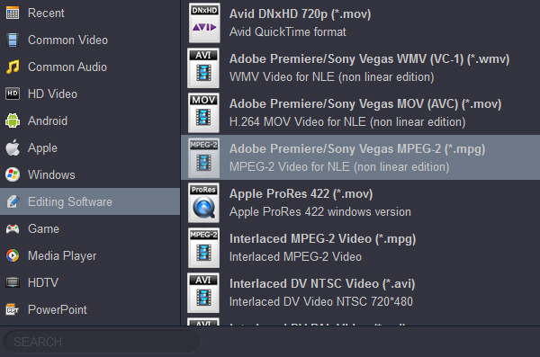 Convert MKV to Vegas Pro supported video format