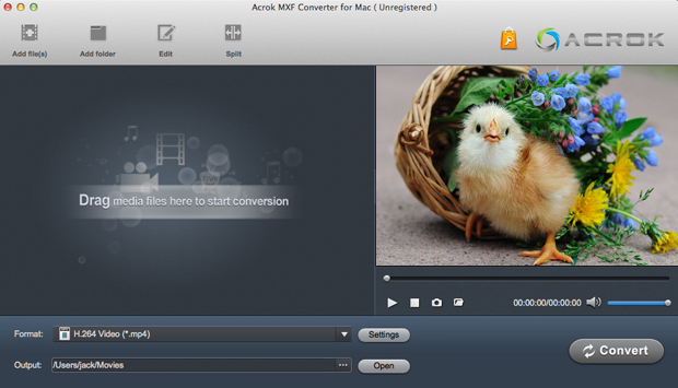 Import MXF to Final Cut Pro X/7 without plugin, native codec for FCP